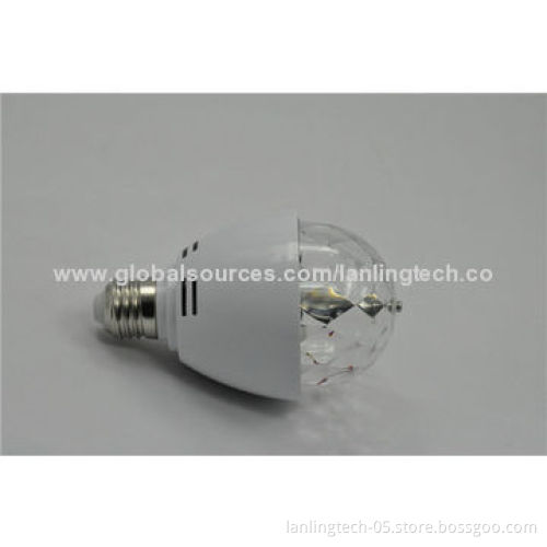 3W RGB Mini Indoor Rotation Christmas LED Lights